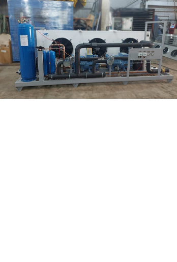 Разработка, производство и поставка компрессорно-конденсаторного агрегата на базе поршневых компрессоров Refcomp для камеры охлаждения ягод